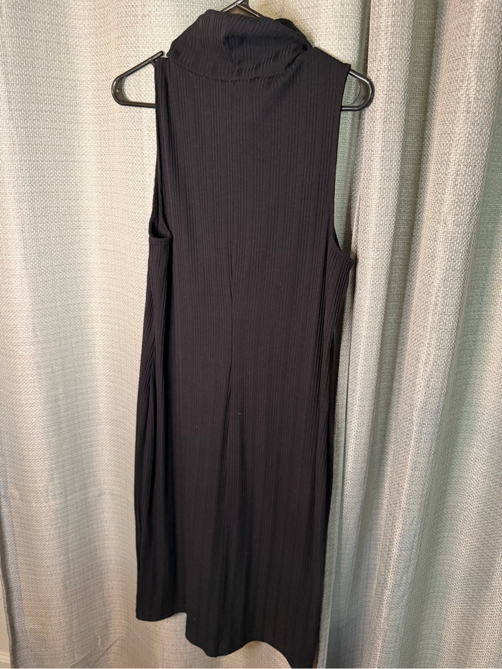 Nine West Black Sleeveless Turtleneck Midi Dress - Picture 5 of 6